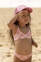 roza Dječji dvodijelni kupaći kostim Roxy Za djevojčice