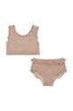 Konges Sløjd dwuczęściowy strój kąpielowy dziecięcy komplet beżowy KS4723