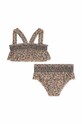 Fete Konges Sløjd costum de baie pentru copii din două piese KS4626 multicolor