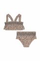 Fete Konges Sløjd costum de baie pentru copii din două piese KS4626 multicolor
