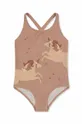 narančasta Dječji jednodijelni kupaći kostim Konges Sløjd Za djevojčice