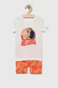 bijela Dječja pamučna pidžama GAP x Disney Za djevojčice