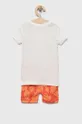 Παιδικές βαμβακερές πιτζάμες GAP x Disney λευκό