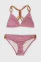 roza Dječji dvodijelni kupaći kostim Protest Za djevojčice
