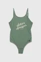 зелений Суцільний дитячий купальник Protest PRTSANTRA JR Для дівчаток