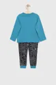 Dječja pamučna pidžama United Colors of Benetton plava