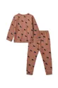 Otroška bombažna pižama Liewood roza