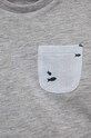 zippy pijamale de bumbac pentru copii gri ZBBUN0101.23007
