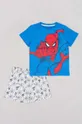 μπλε Παιδικές βαμβακερές πιτζάμες zippy x Spiderman Παιδικά