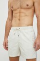 Plavkové šortky Calvin Klein Planet friendly béžová KM0KM00789.PPYX