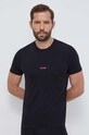 HUGO t-shirt i bokserki 50492687 czarny AW23