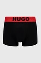 HUGO bokserki dzianina czarny 50485303