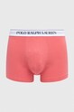 Polo Ralph Lauren bokserki 3-pack różowy 714830299
