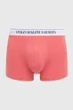 рожевий Боксери Polo Ralph Lauren 3-pack