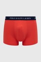 Boxerky Polo Ralph Lauren 3-pack červená 714830299
