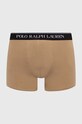 Odzież Polo Ralph Lauren bokserki 3-pack 714830299 beżowy
