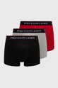 Боксерки Polo Ralph Lauren (3 броя) изчистен бордо 714830299