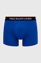 Boxerky Polo Ralph Lauren 3-pak modrá 714830299