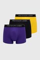 Boxerky Polo Ralph Lauren 3-pack pletenina černá 714830299