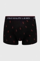 crna Bokserice Polo Ralph Lauren 3-pack