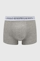 Boksarice Polo Ralph Lauren 3-pack siva 714830299