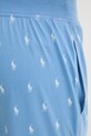 Polo Ralph Lauren spodnie piżamowe bawełniane niebieski 714899500