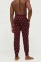 Bavlnené pyžamové nohavice Polo Ralph Lauren burgundské