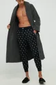 чёрный Хлопковые пижамные брюки Polo Ralph Lauren Мужской