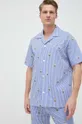 Polo Ralph Lauren piżama bawełniana niebieski