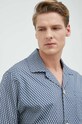 Βαμβακερές πιτζάμες Polo Ralph Lauren 714899503 σκούρο μπλε