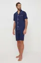 granatowy Polo Ralph Lauren piżama bawełniana Męski