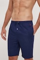 Bavlněné pyžamo Polo Ralph Lauren námořnická modř 714899503