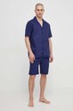 Polo Ralph Lauren piżama bawełniana bawełna czarny 714899503