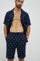 granatowy Polo Ralph Lauren piżama bawełniana Męski