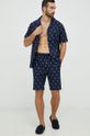 Polo Ralph Lauren piżama bawełniana granatowy