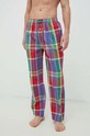 Polo Ralph Lauren spodnie piżamowe bawełniane 714899509 czerwony SS25