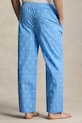 Polo Ralph Lauren spodnie piżamowe bawełniane 714899509 niebieski AW25