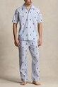 Odjeća Pamučni donji dio pidžame Polo Ralph Lauren 714899509 plava