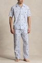Odjeća Pamučni donji dio pidžame Polo Ralph Lauren 714899509 plava