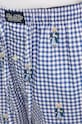 Βαμβακερό παντελόνι πιτζάμα Polo Ralph Lauren μπλε 714899509
