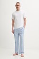 Polo Ralph Lauren spodnie piżamowe męskie bawełniane 714899509 niebieski SS26