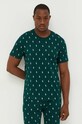 Bavlnené pyžamové tričko Polo Ralph Lauren zelená 714899612