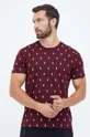 бордо Бавовняна піжамна футболка Polo Ralph Lauren Чоловічий