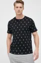 czarny Polo Ralph Lauren t-shirt piżamowy bawełniany