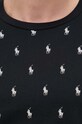 Бавовняна піжамна футболка Polo Ralph Lauren 714899612 чорний