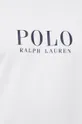 белый Хлопковая пижамная футболка Polo Ralph Lauren