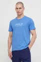 modra Bombažen pižama t-shirt Polo Ralph Lauren Moški
