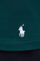 Піжамний бавовняний лонгслів Polo Ralph Lauren зелений 714899614
