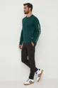 Homewear majica dugih rukava Polo Ralph Lauren zelena