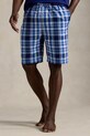 Polo Ralph Lauren szorty piżamowe bawełniane wzorzyste niebieski 714899636